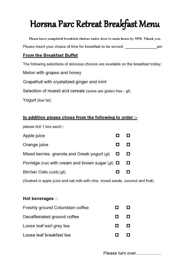 Bed and Breakfast Horsna Parc Retreat Saint Tudy Экстерьер фото